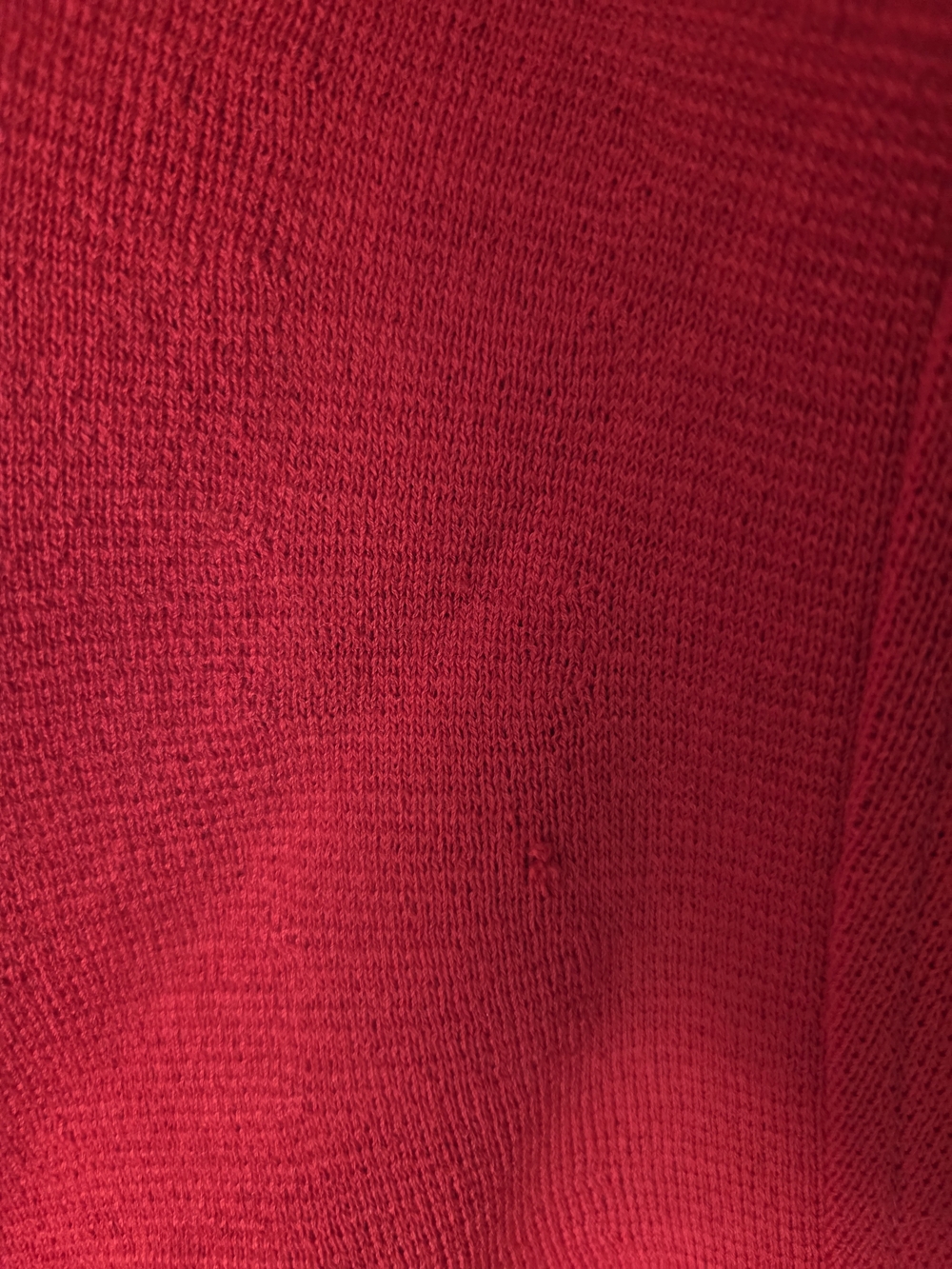 St. John Red Ruffle-Front Jacket - Picture 5 of 15